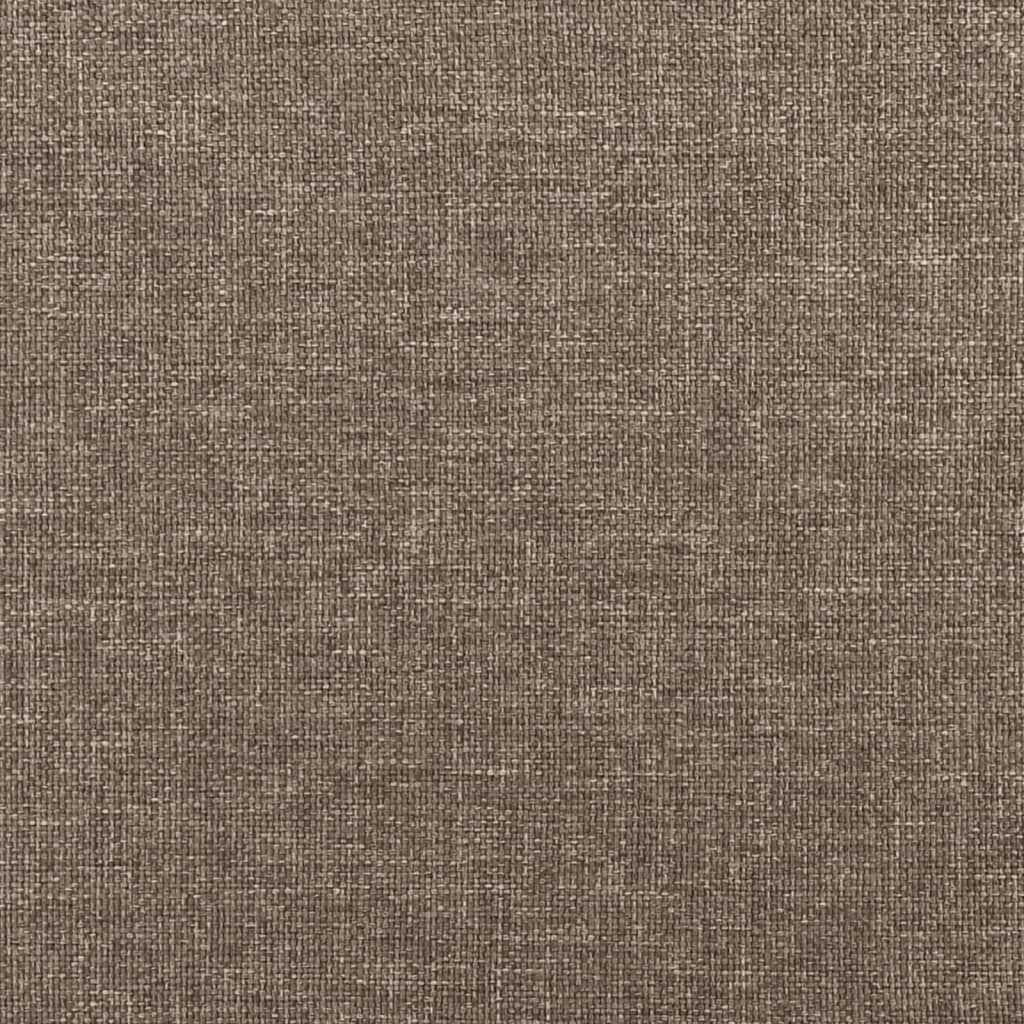 Estrutura de cama sem colchão 90x190 cm tecido cinzento