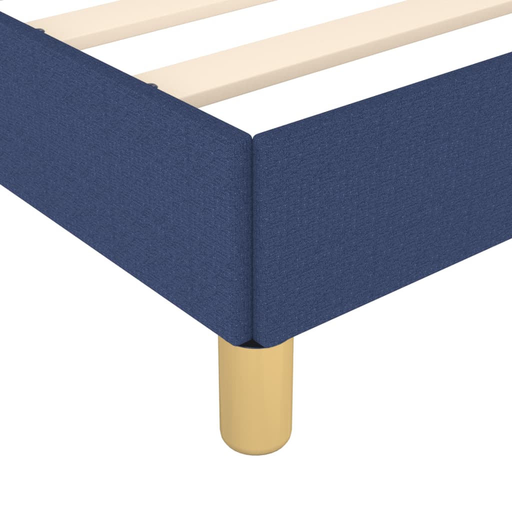 Estrutura de cama sem colchão 80x200 cm azul