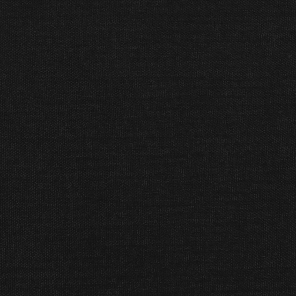 Estrutura de cama sem colchão 100x200 cm tecido preto