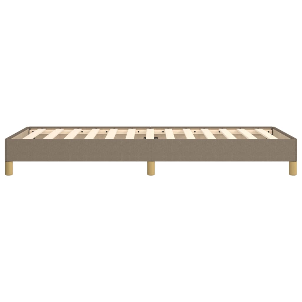 Estrutura cama sem colchão 100x200 cm tecido cinza-acastanhado