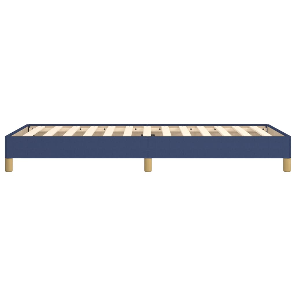 Estrutura de cama sem colchão 100x200 cm tecido azul