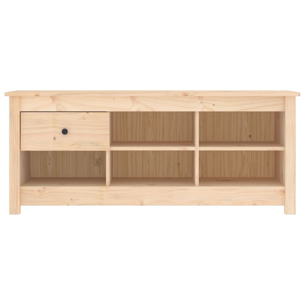 Sapateira 110x38x45,5 cm pinho maciço branco