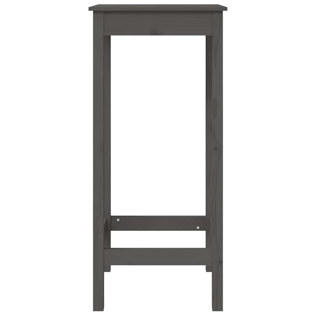 Mesa de bar 140x80x110 cm madeira de pinho maciça branco
