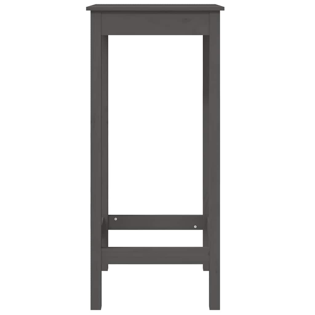 Mesa de bar 140x80x110 cm madeira de pinho maciça branco