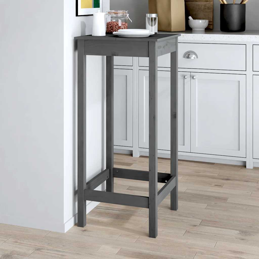 Mesa de bar 140x80x110 cm madeira de pinho maciça branco