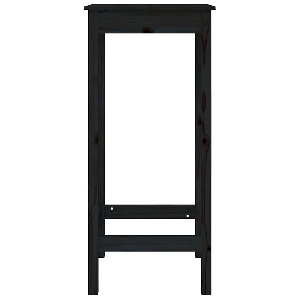 Mesa de bar 140x80x110 cm madeira de pinho maciça branco