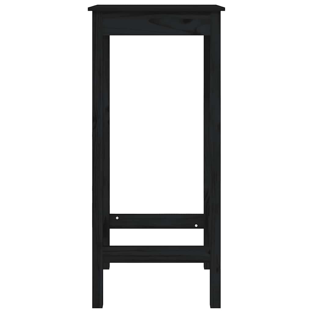 Mesa de bar 140x80x110 cm madeira de pinho maciça branco