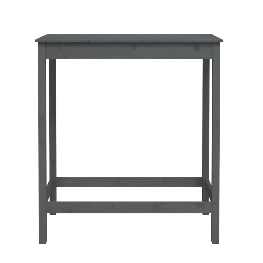 Mesa de bar 140x80x110 cm madeira de pinho maciça branco