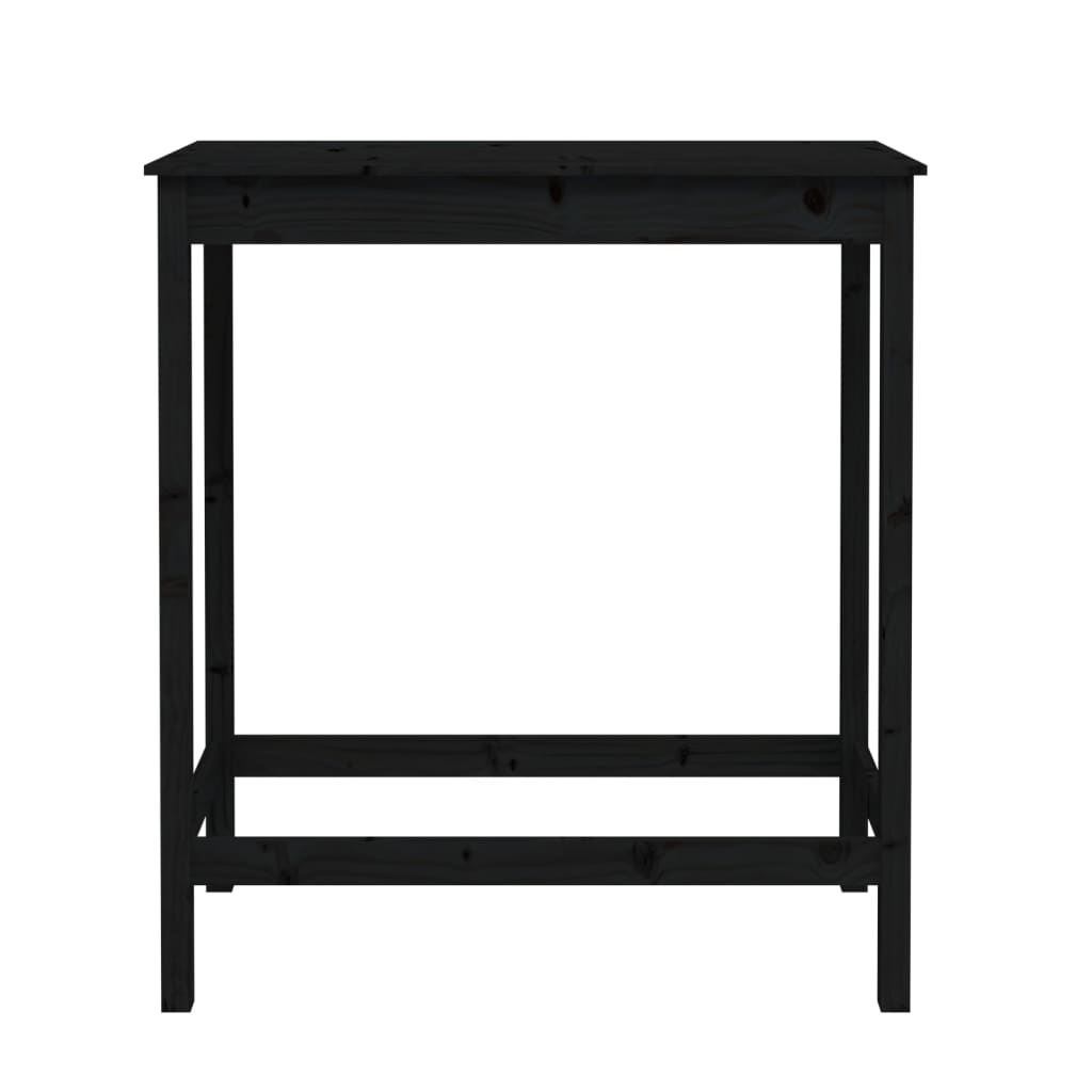Mesa de bar 140x80x110 cm madeira de pinho maciça branco