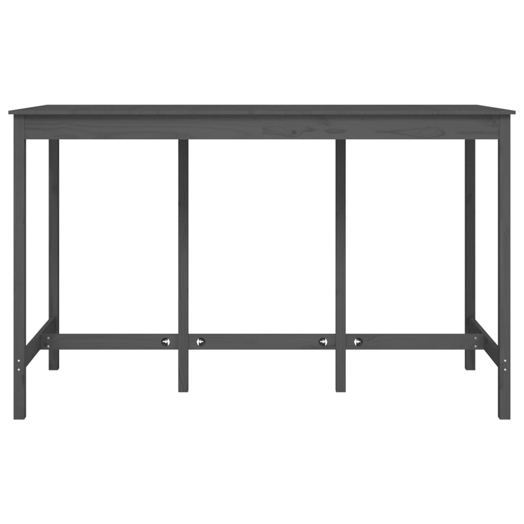 Mesa de bar 180x80x110 cm madeira de pinho maciça branco