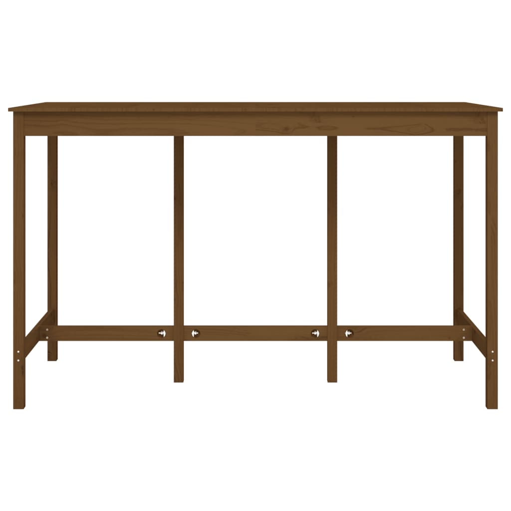 Mesa de bar 180x80x110 cm madeira de pinho maciça branco