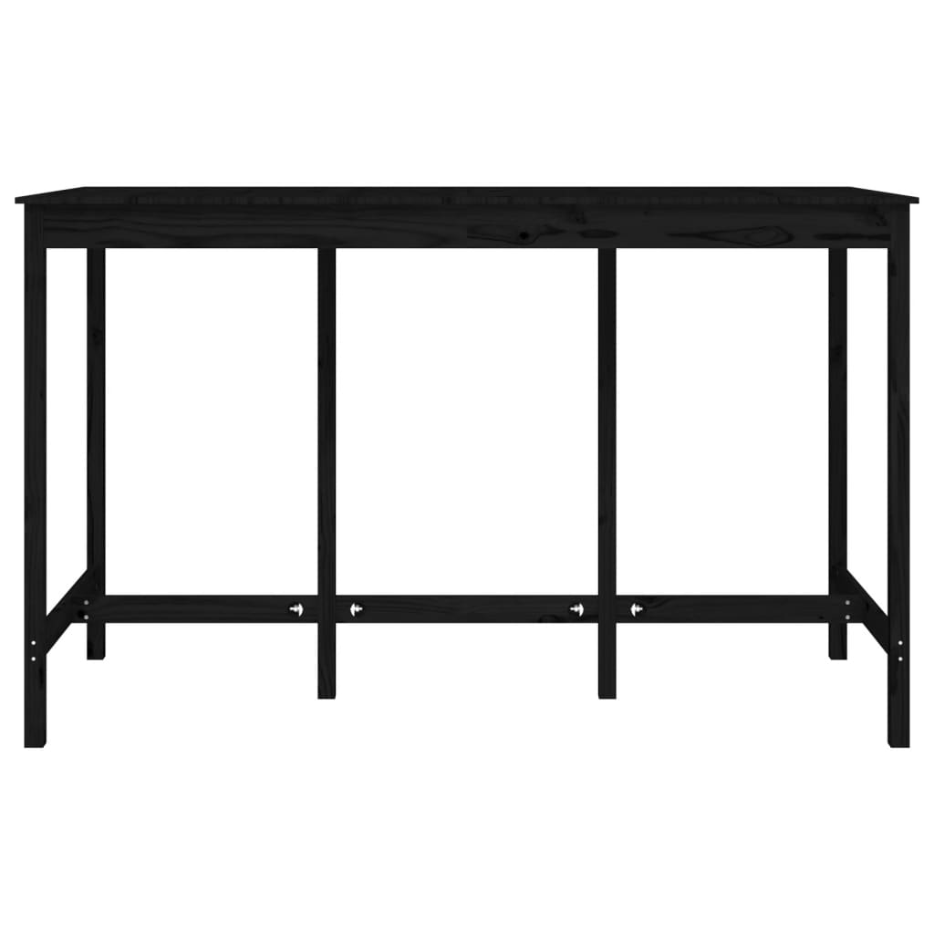 Mesa de bar 180x80x110 cm madeira de pinho maciça branco
