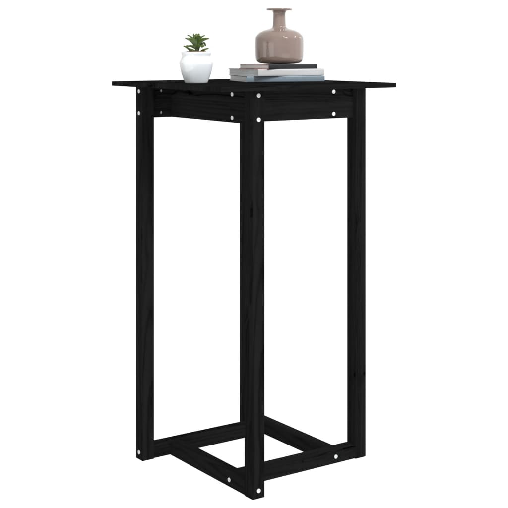Mesa de bar 140x80x110 cm madeira de pinho maciça branco