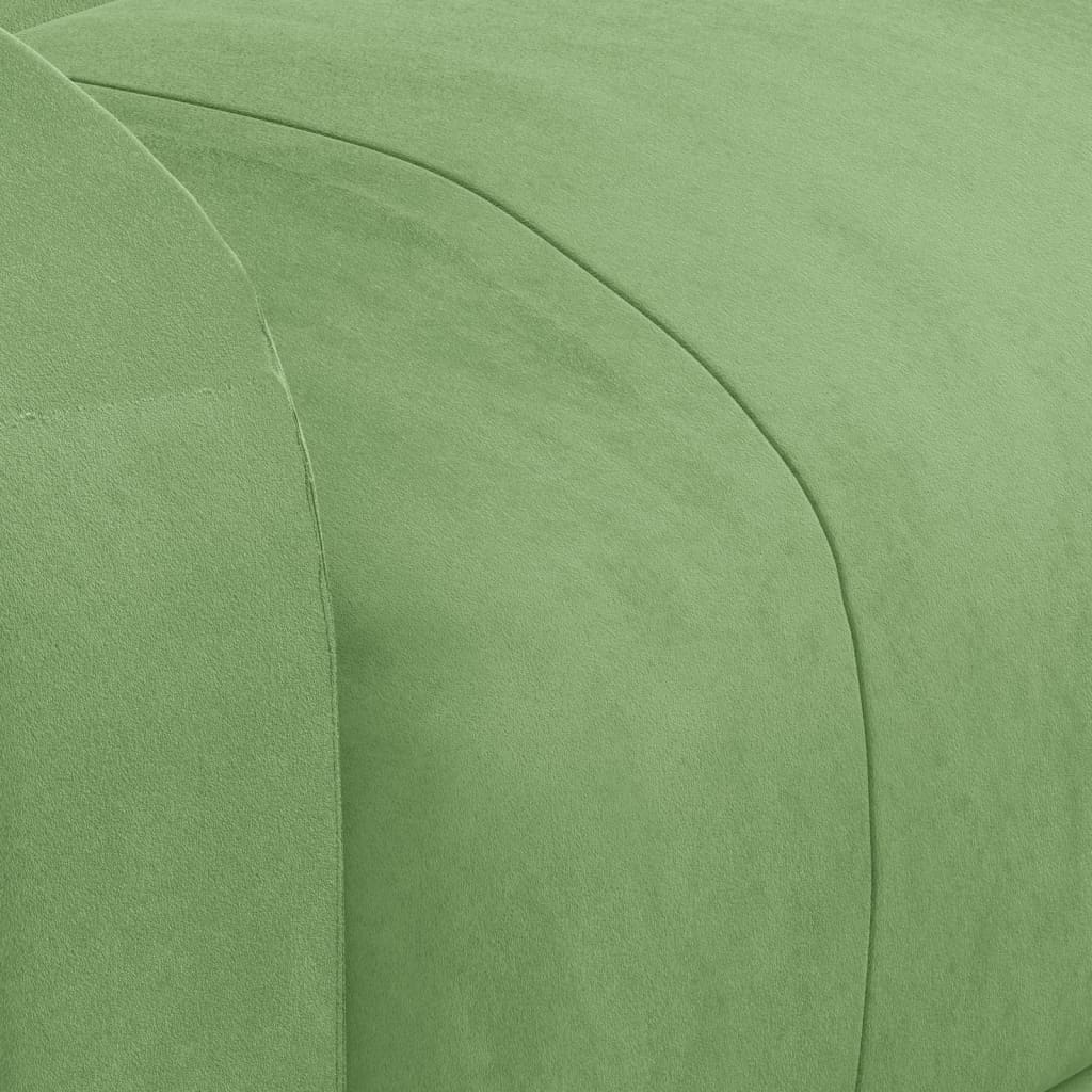 Poltrona elevatória de massagens veludo verde-claro