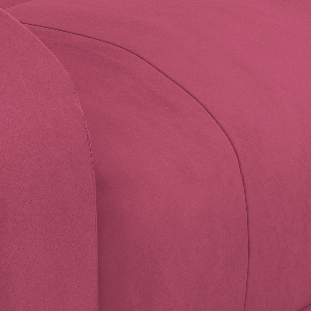 Poltrona elevatória de massagens veludo vermelho tinto
