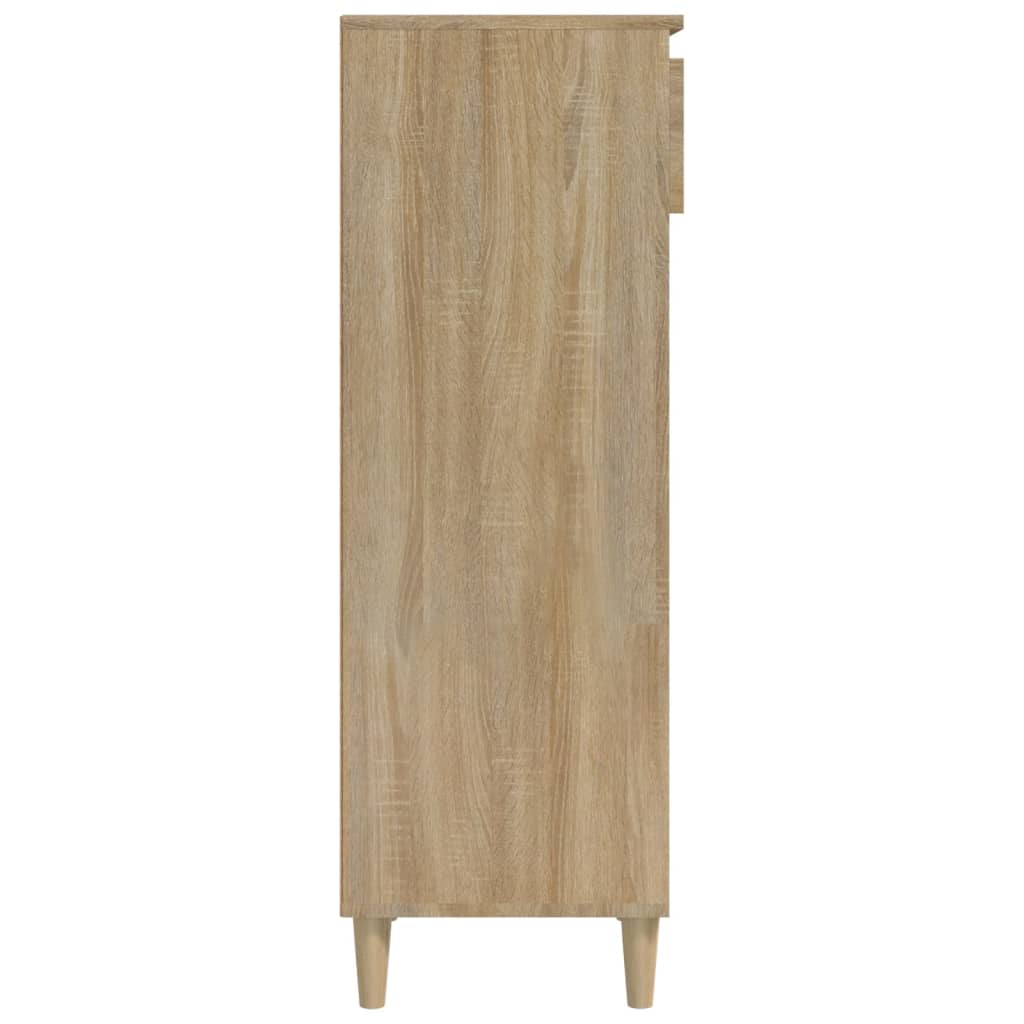 Sapateira 40x36x105 cm derivados de madeira cor carvalho sonoma