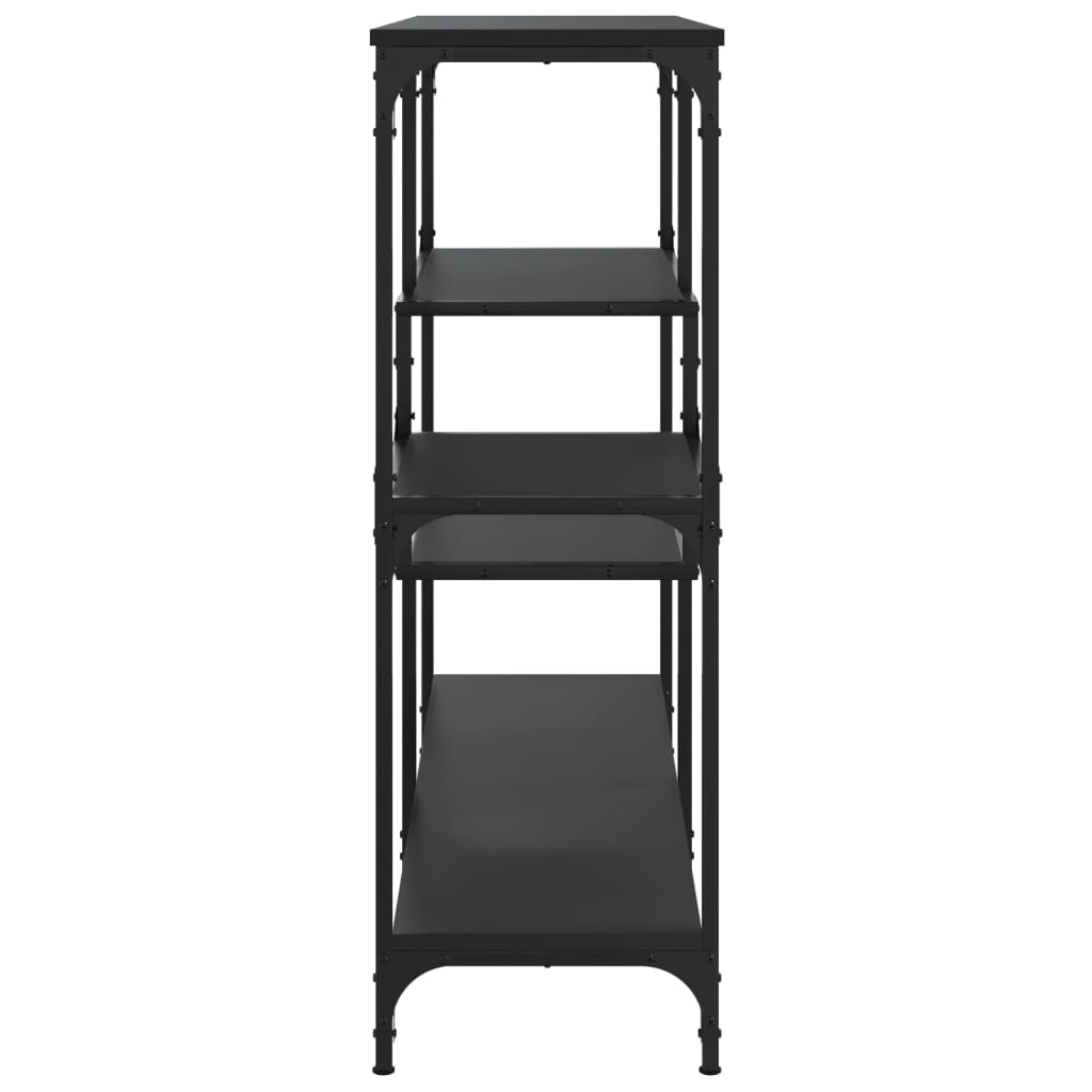 Mesa consola 103x32x95 cm derivados de madeira preto