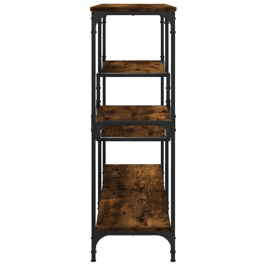 Mesa consola 103x32x95 cm derivados de madeira carvalho fumado
