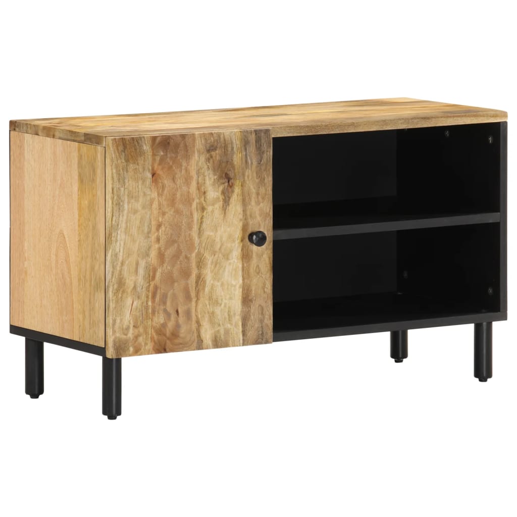 Móvel de TV 80x31x46 cm madeira de mangueira maciça