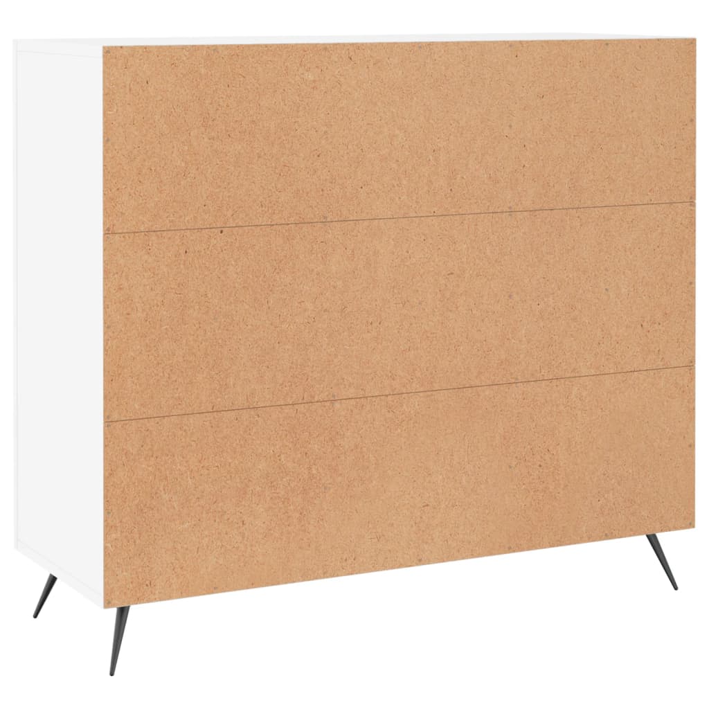 Aparador 90x34x80 cm derivados de madeira branco