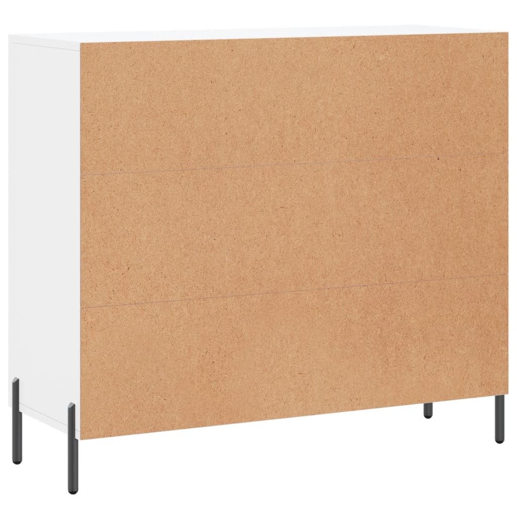 Aparador 90x34x80 cm derivados de madeira branco
