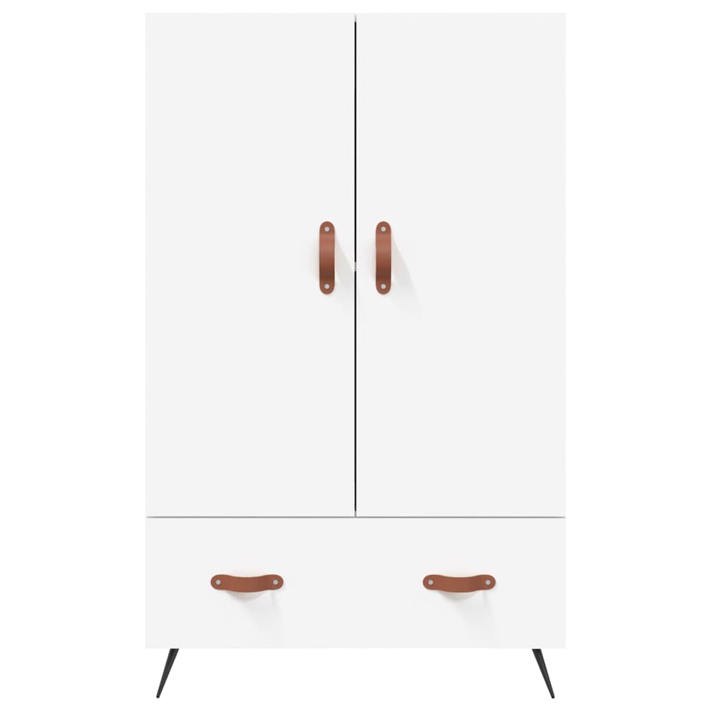 Aparador alto 69,5x31x115 cm derivados de madeira branco