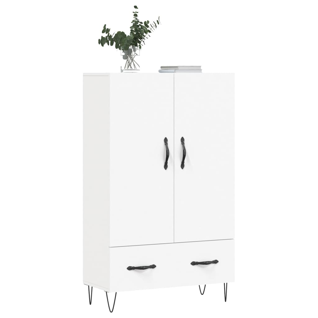 Aparador alto 69,5x31x115 cm derivados de madeira branco