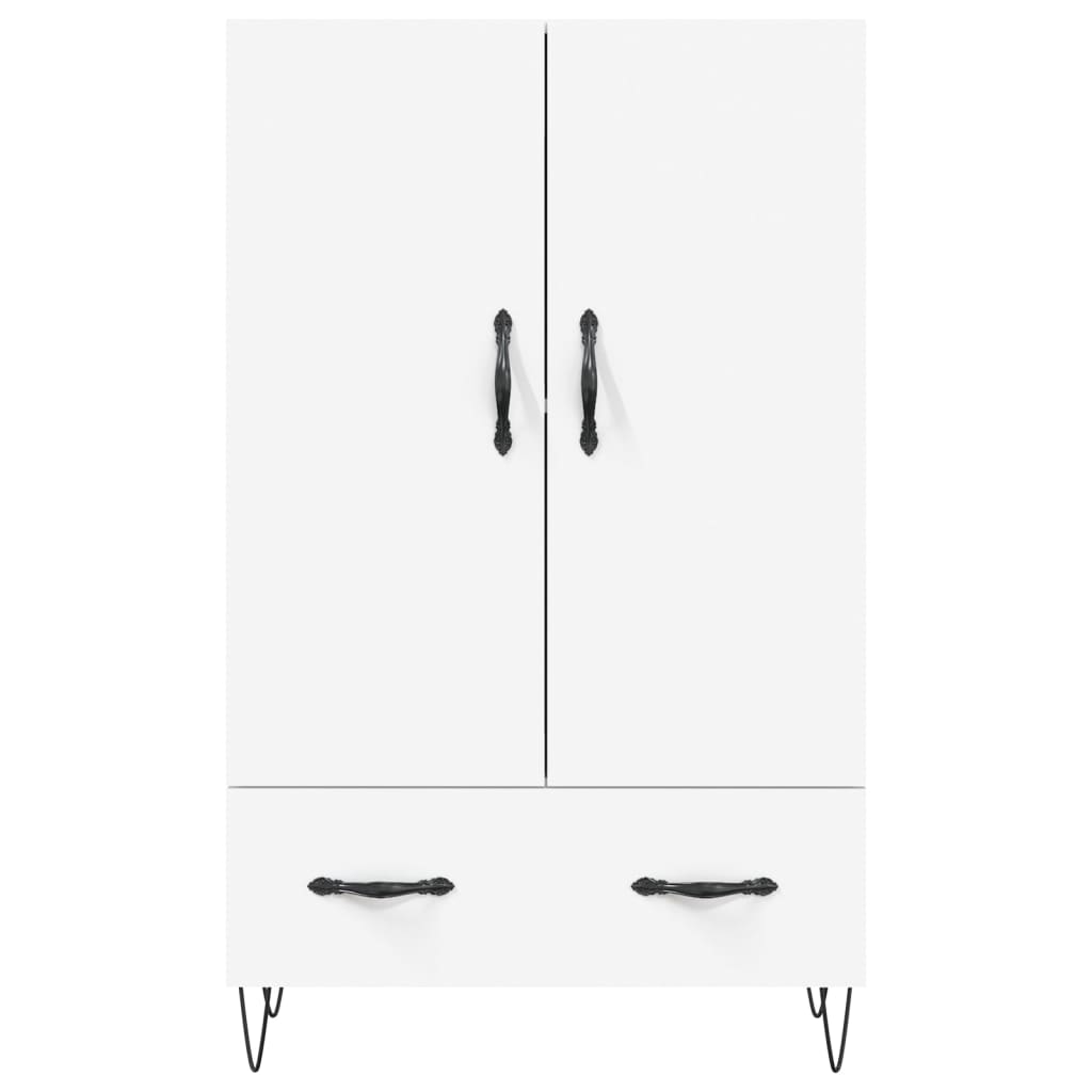 Aparador alto 69,5x31x115 cm derivados de madeira branco