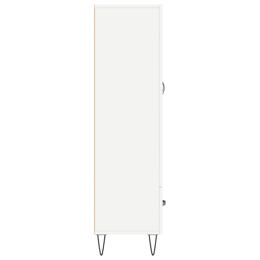 Aparador alto 69,5x31x115 cm derivados de madeira branco