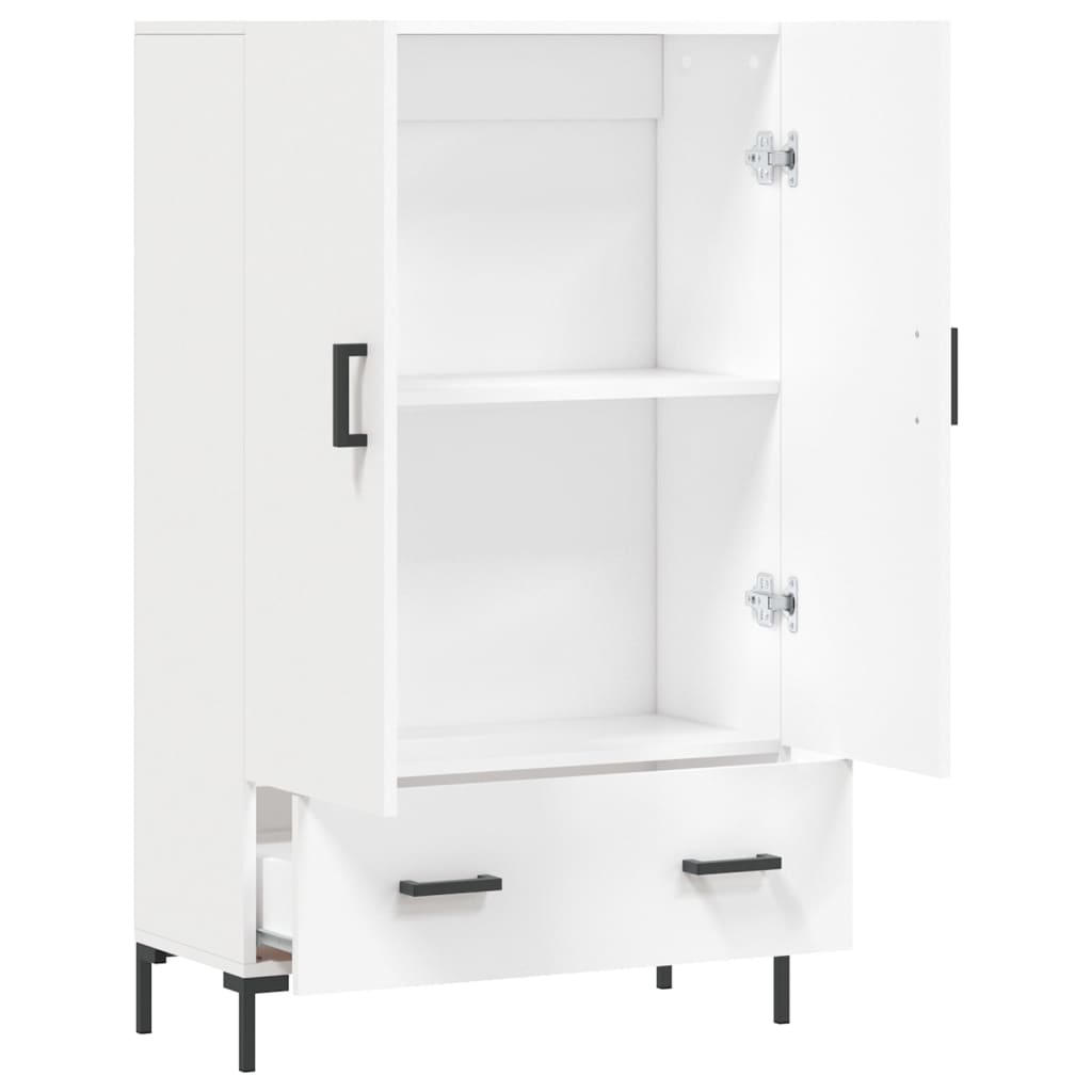 Aparador alto 69,5x31x115 cm derivados de madeira branco