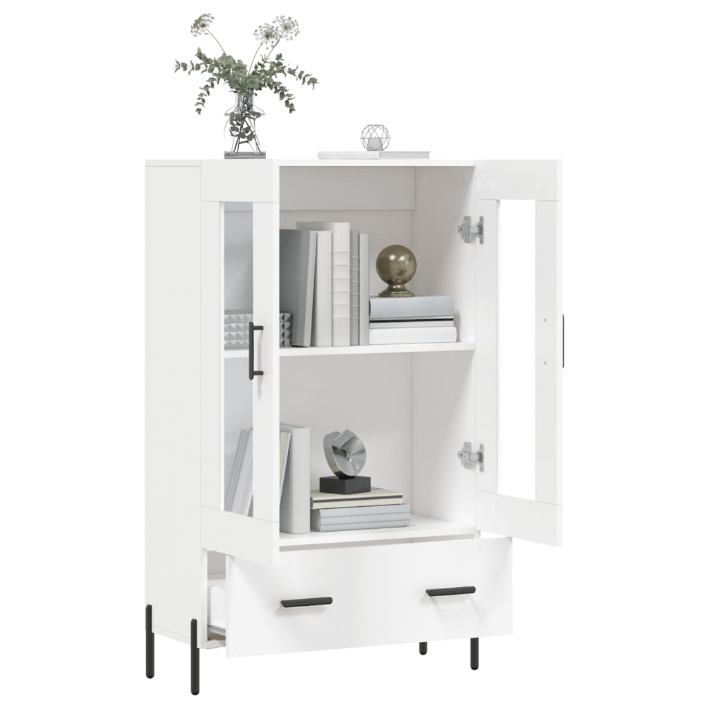 Aparador alto 69,5x31x115 cm derivados de madeira branco