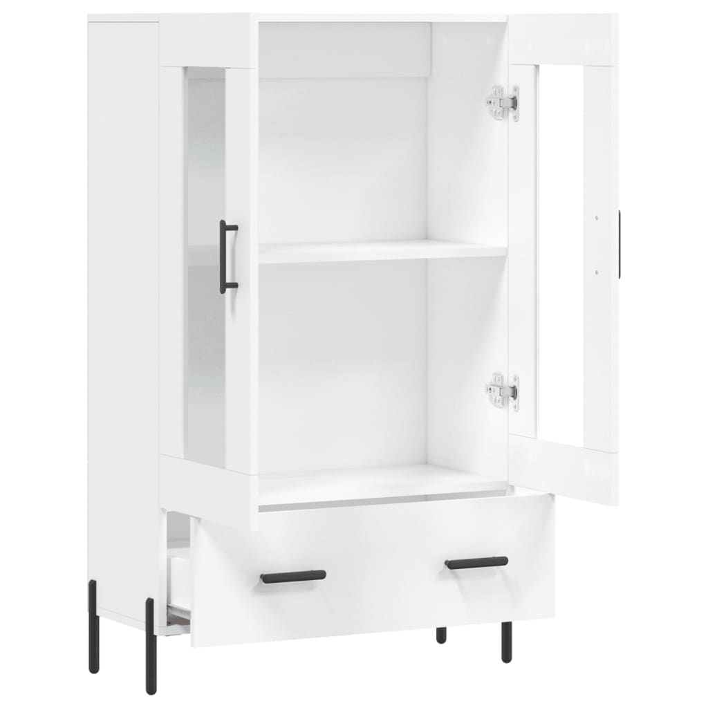 Aparador alto 69,5x31x115 cm derivados de madeira branco