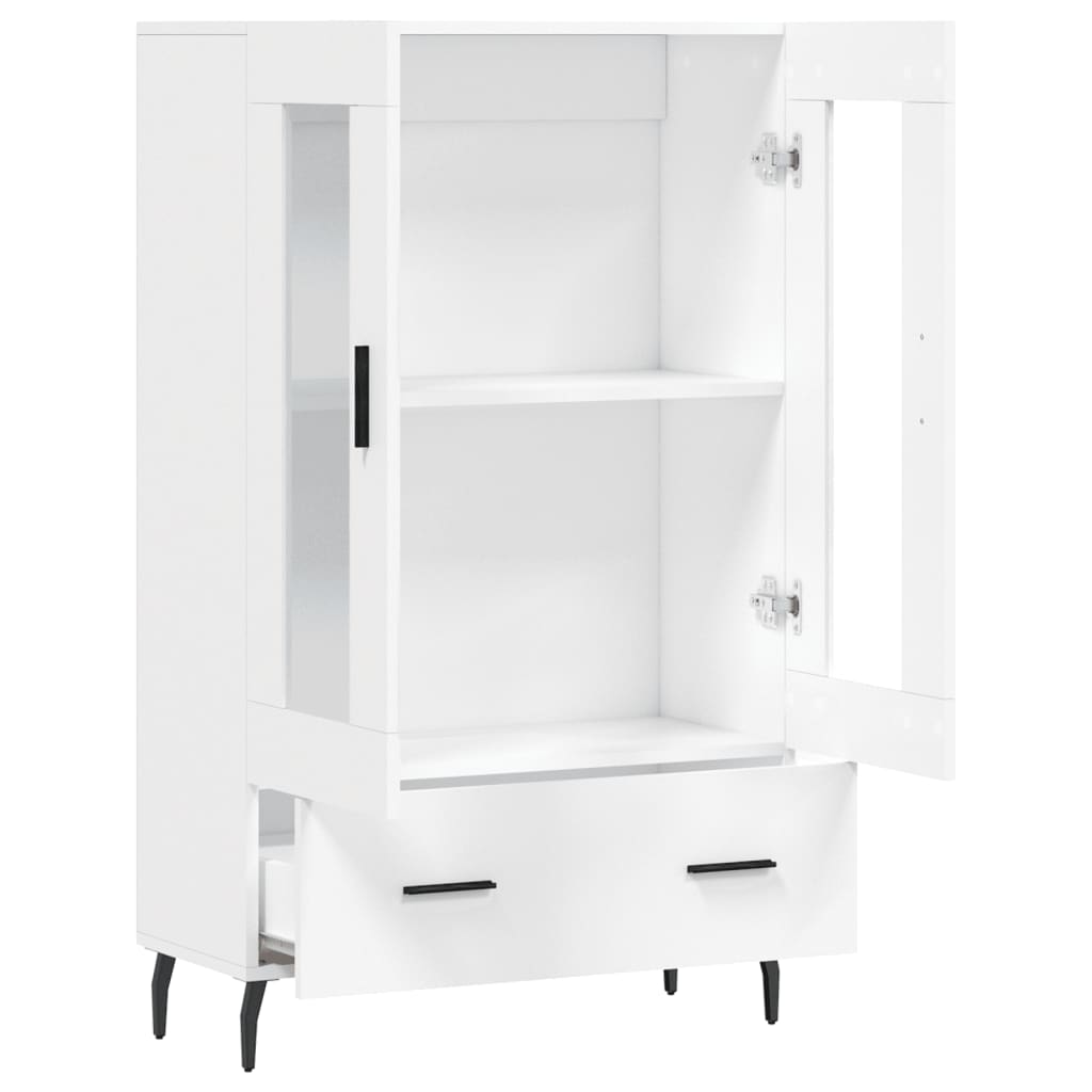Aparador alto 69,5x31x115 cm derivados de madeira branco