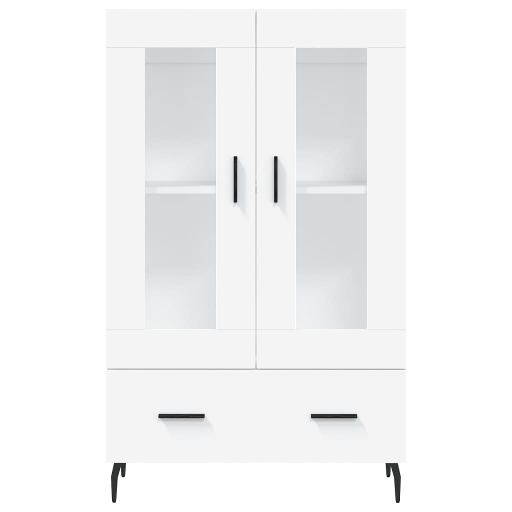 Aparador alto 69,5x31x115 cm derivados de madeira branco