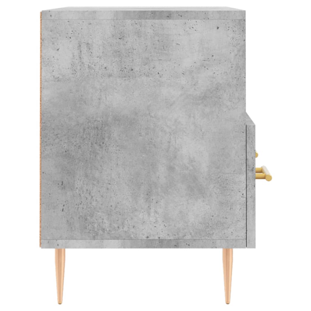 Móvel p/ TV 80x36x50 cm madeira processada cinzento cimento