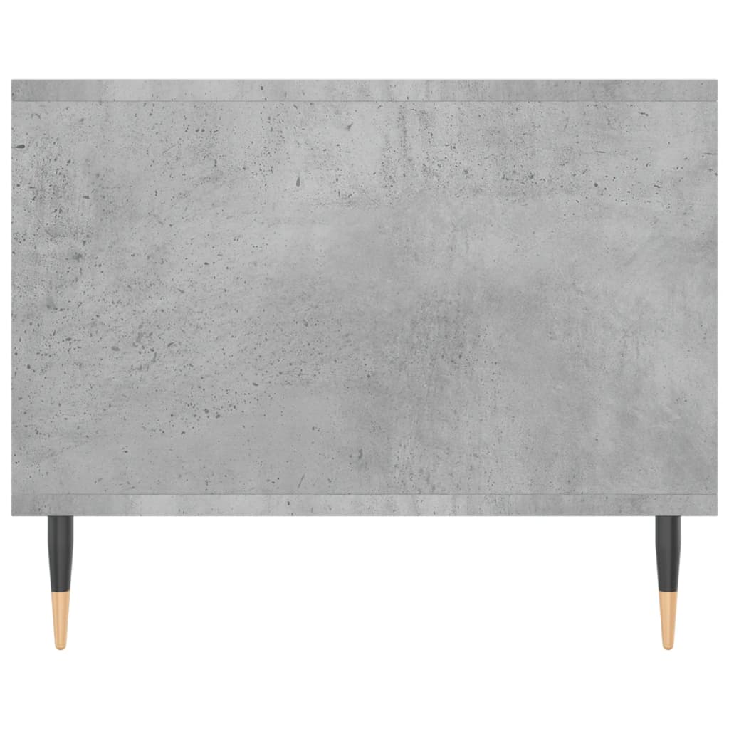 Mesa de centro 102x50x40 cm madeira processada cinza cimento