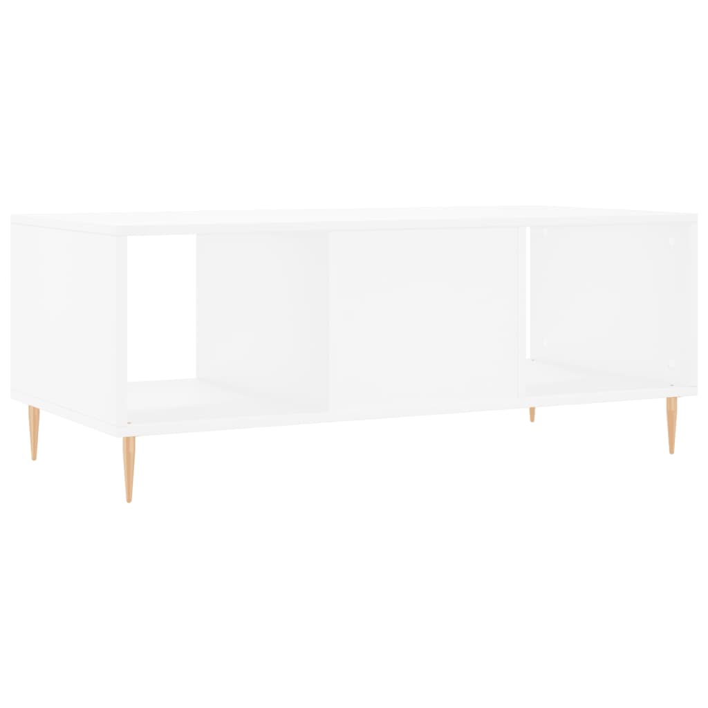 Mesa de centro 102x50x40 cm madeira processada branco
