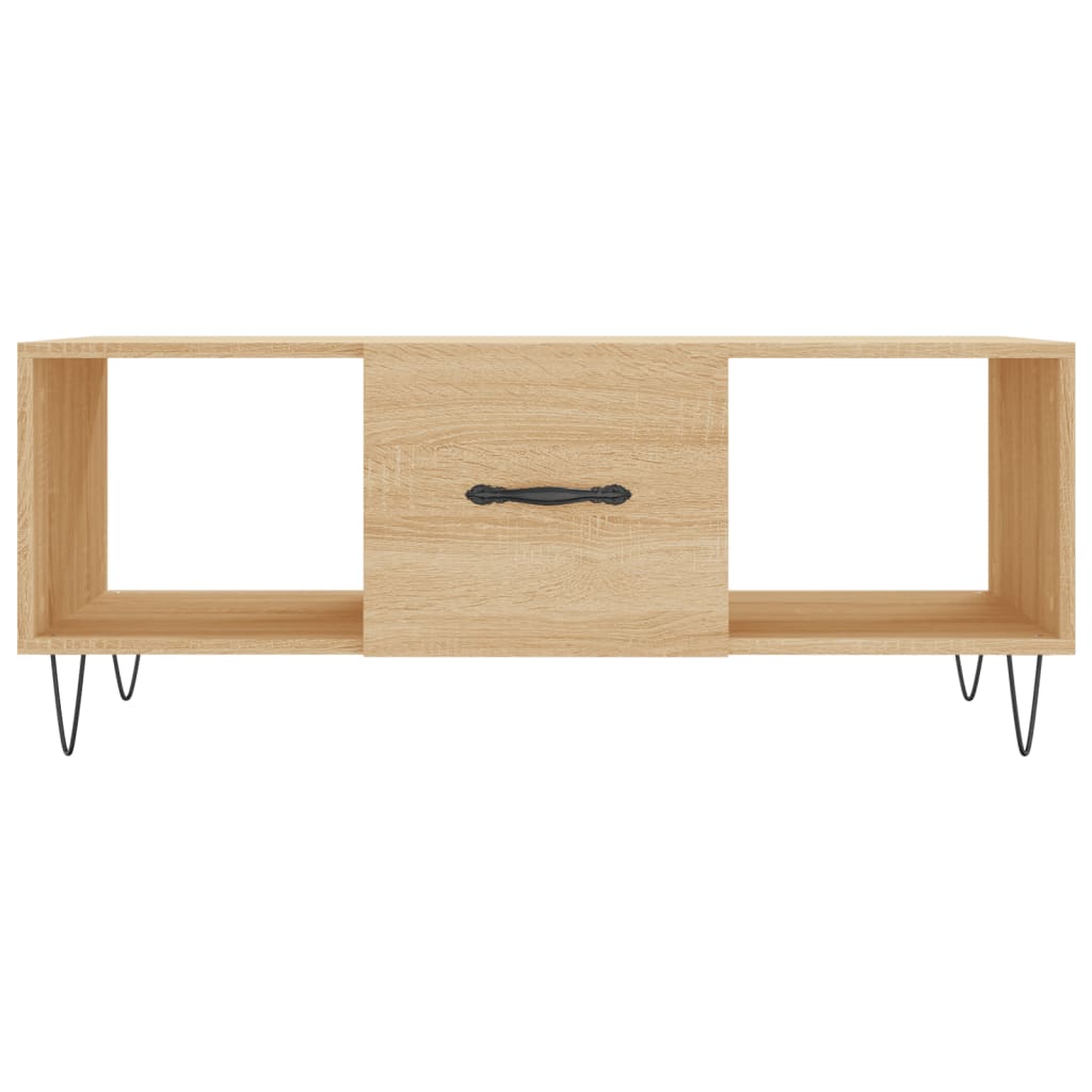 Mesa de centro 102x50x40 derivados de madeira carvalho sonoma