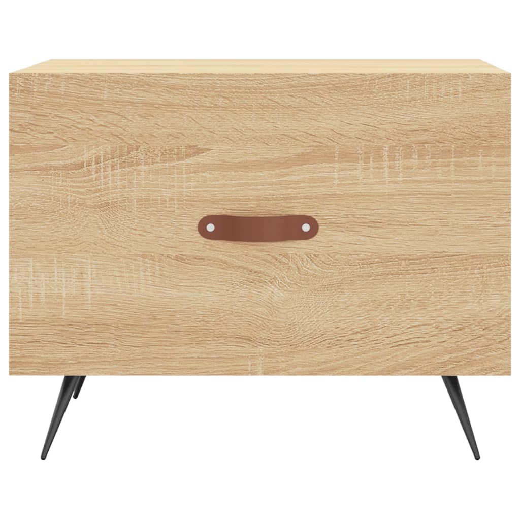 Mesa de centro 50x50x40 cm derivados de madeira carvalho sonoma