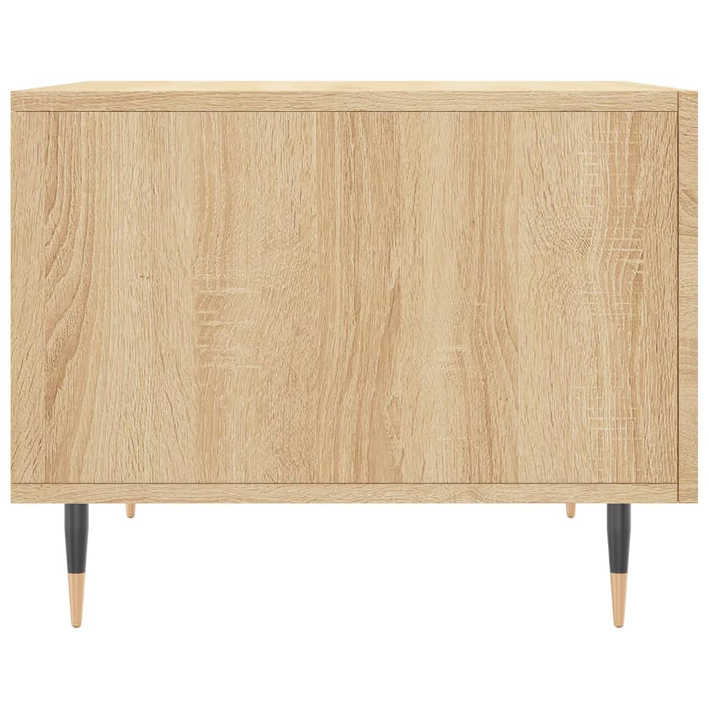 Mesa de centro 50x50x40 cm derivados de madeira carvalho sonoma
