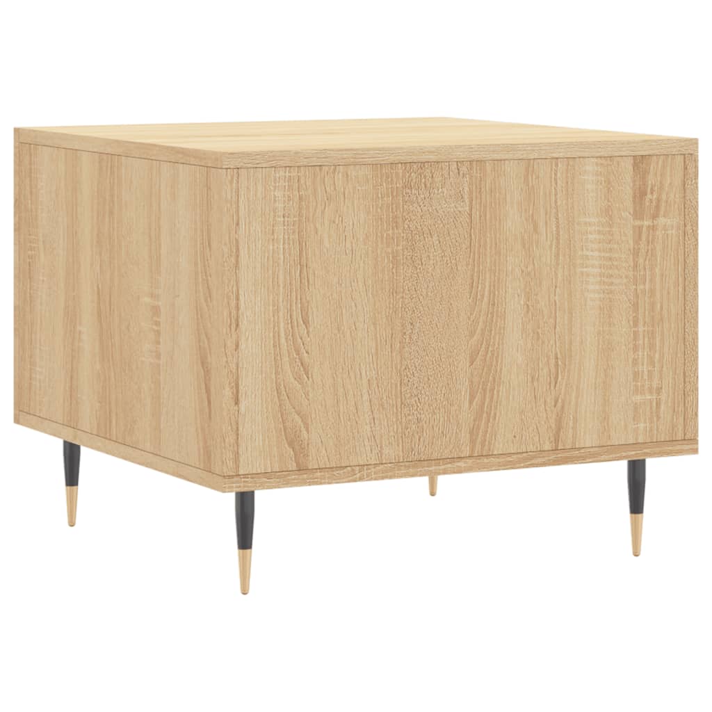 Mesa de centro 50x50x40 cm derivados de madeira carvalho sonoma