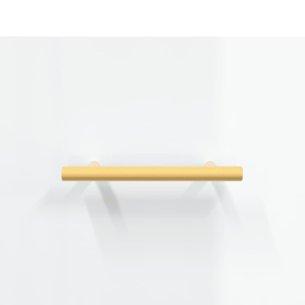 Mesas de centro 2 pcs 50x50x40 cm branco brilhante