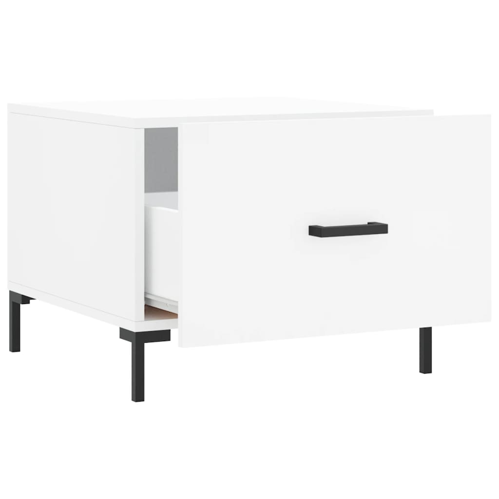 Mesa de centro 50x50x40 cm derivados de madeira branco