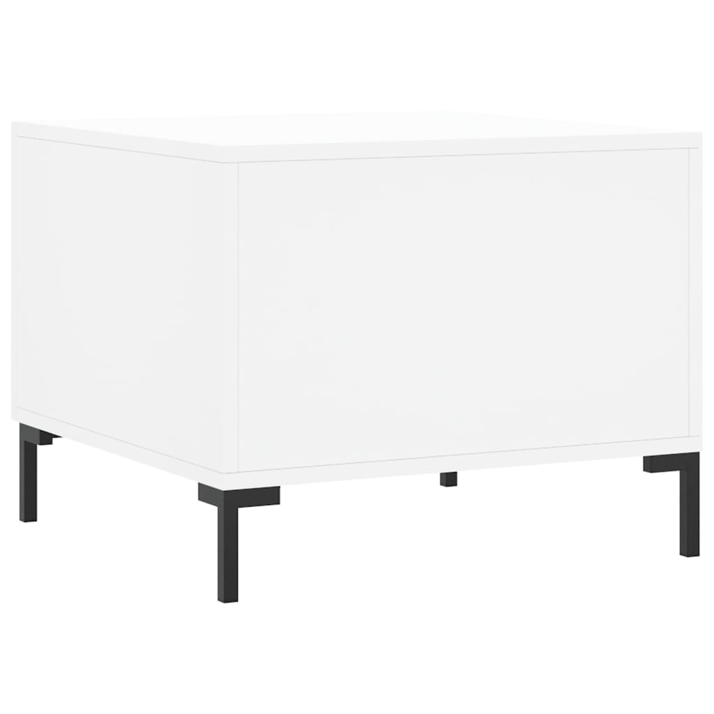 Mesa de centro 50x50x40 cm derivados de madeira branco