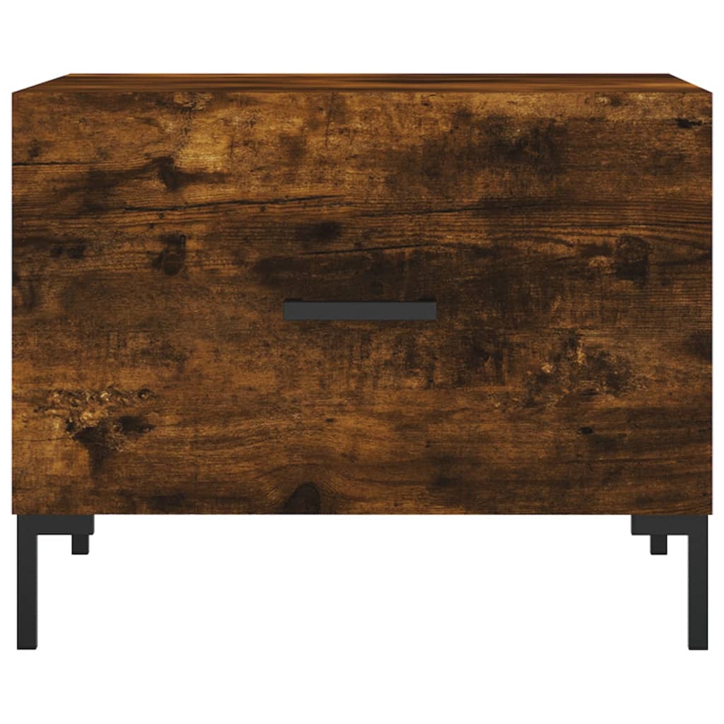 Mesa de centro 50x50x40 cm derivados de madeira carvalho fumado