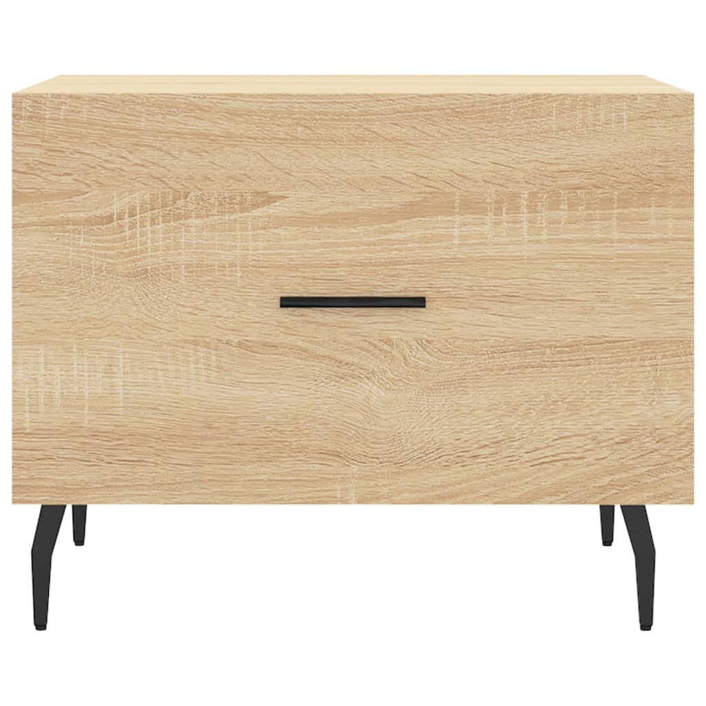 Mesa de centro 50x50x40 cm derivados de madeira carvalho sonoma