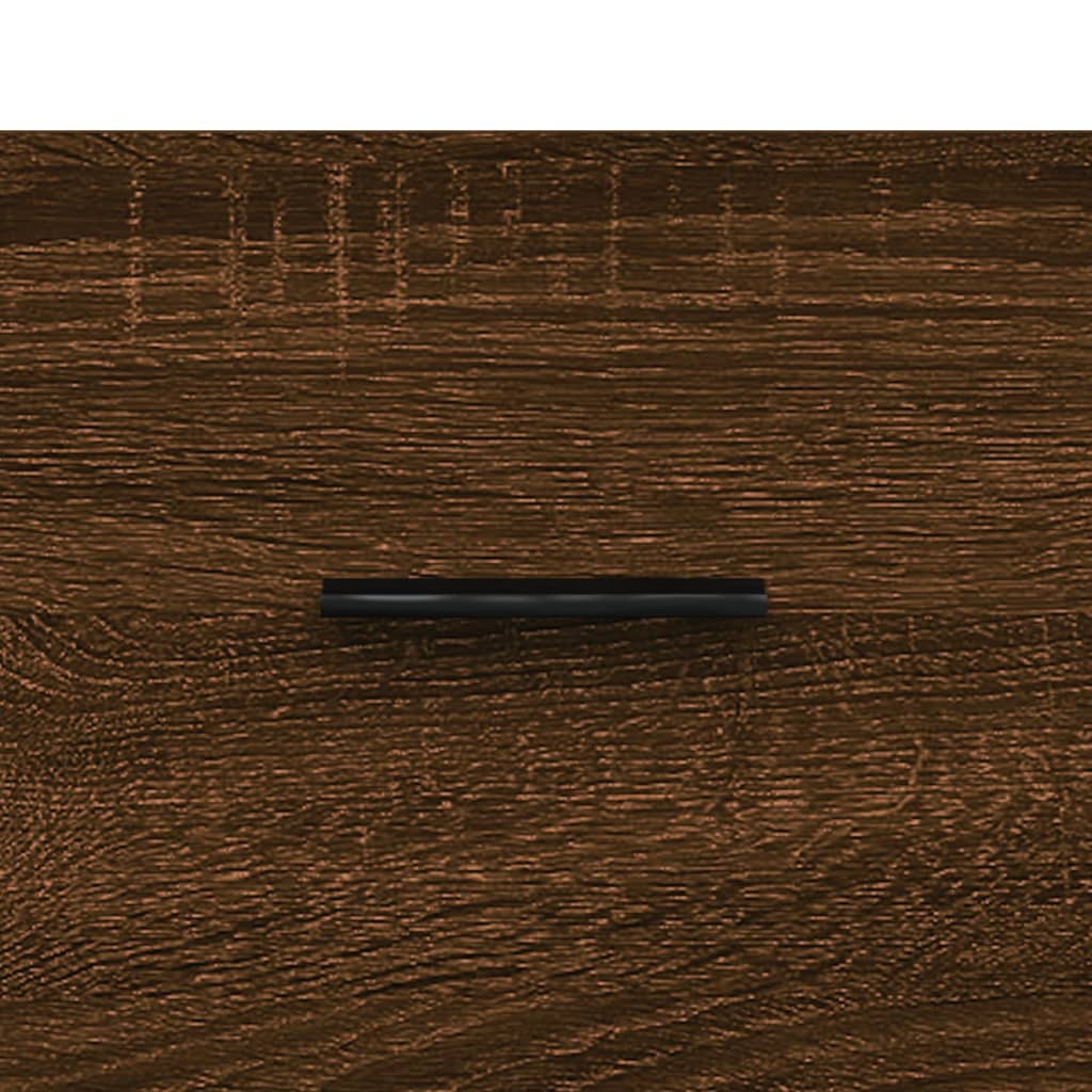 Mesa centro 2 pcs 50x50x40 cm madeira proc. carvalho castanho