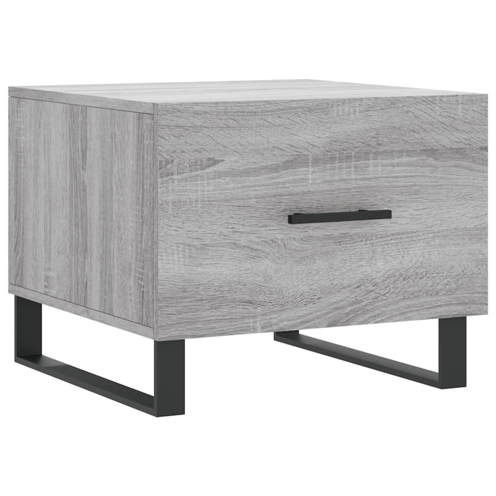 Mesas de centro 2 pcs 50x50x40 cm madeira proc. sonoma cinza