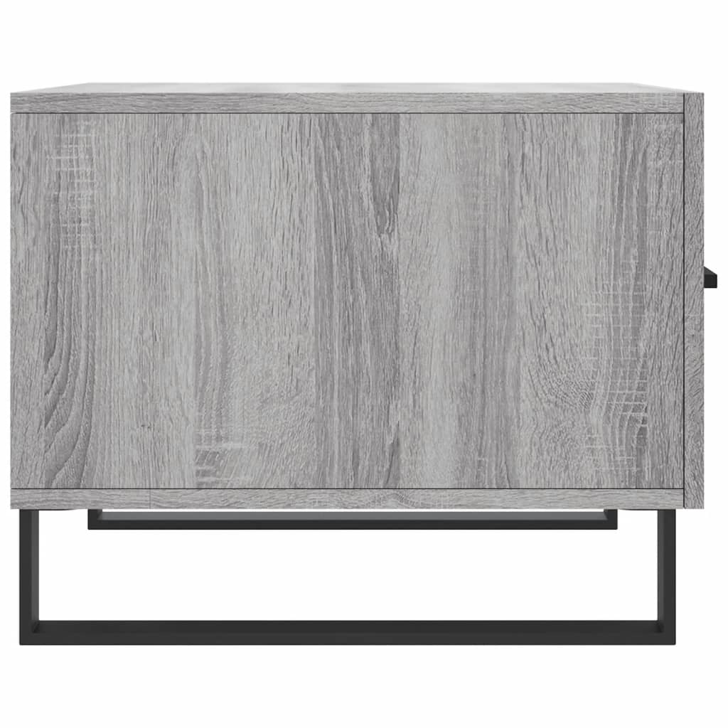 Mesas de centro 2 pcs 50x50x40 cm madeira proc. sonoma cinza