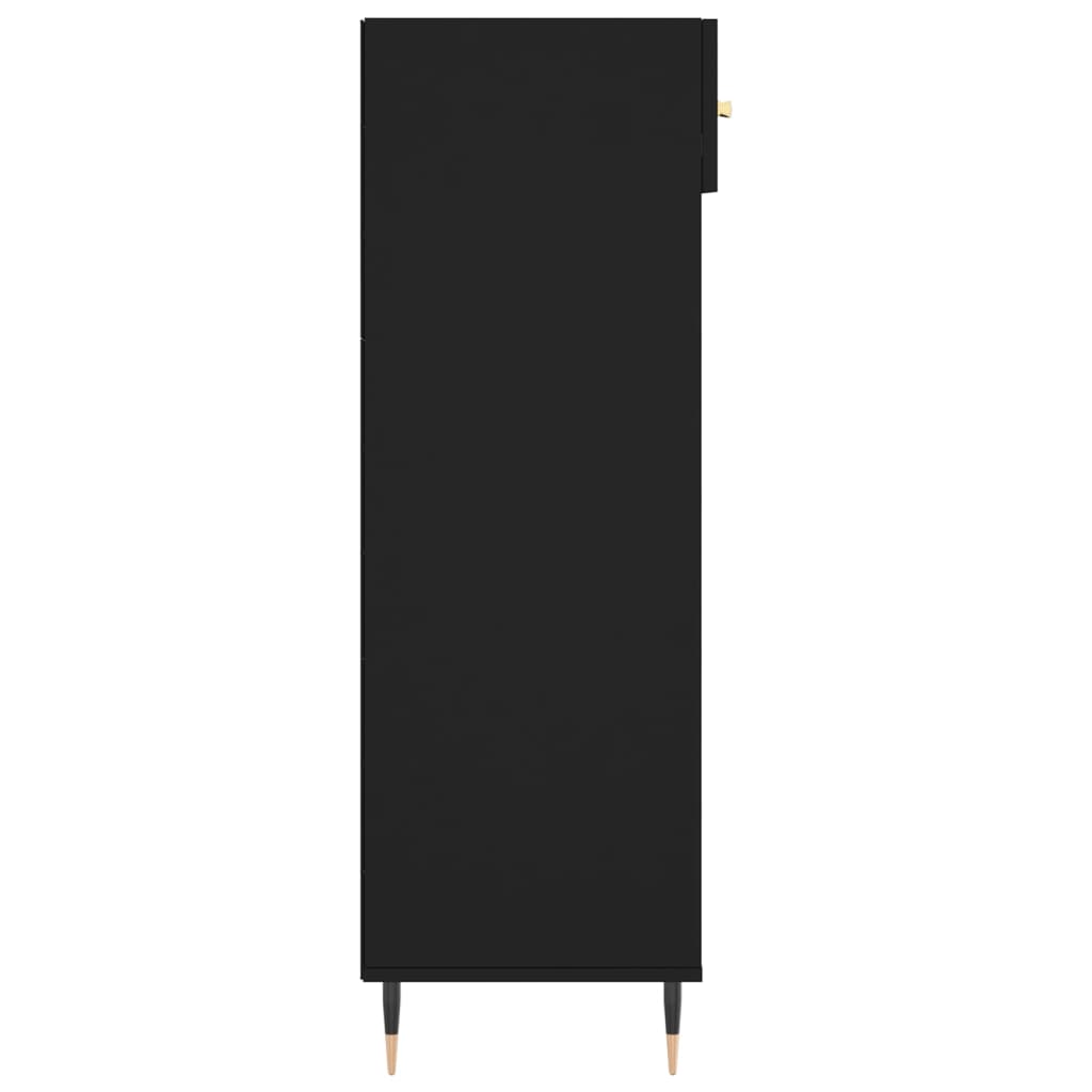 Sapateira 60x35x105 cm derivados de madeira preto